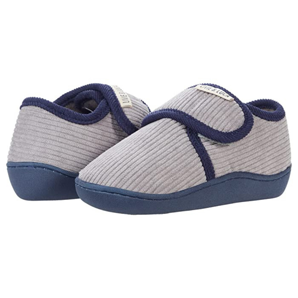 Livie & Luca Hug Toddler 8 Gray Round Toe Adjustable Strap Casual Shoes GAL1630